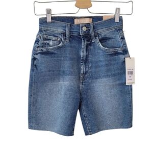 7 FOR ALL MANKIND Luxe Vintage Cut Off Bike Short Size 24